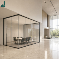 Cloison mobile en verre moderne, cloison pliante et coulissante pour hôtel, hôpital et école