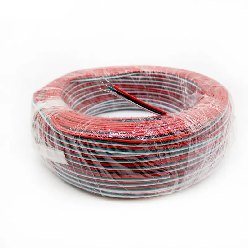 AWG22 3 Pins PVC Insulated Wire Electric Cable For ws2812b ws2811 100m/roll 50m/roll 25m/roll CCT light Strip