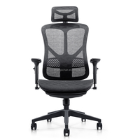 Foshan Moderne Réglable Ergonomique Chaises De Bureau En Gros Maille Rotatif Inclinable Sièges Pivotants En Métal Tissu PP Matériel