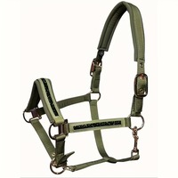 Collier de tête pour cheval - Une harnaisse élégante avec une sangle réglable et une poignée antidérapante, idéale pour le dressage et le saut d'obstacles