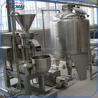 Ligne de production automatique de beurre de cacahuètes et d'amandes en acier inoxydable 304 industriel