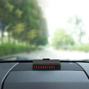Auto di Parcheggio Numero di Telefono Piastra Piastra della Scheda di Auto Numero di Telefono con Magnetico Numeri - Product Image 2