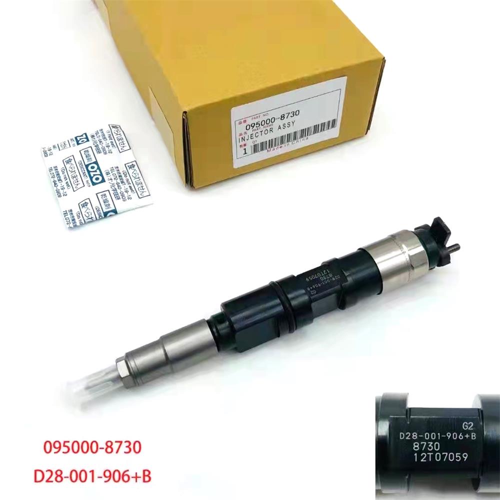 High Quality Diesel Fuel Injector 095000-8730 Common Rail Injection Nozzle  D28-001-906+B For SDEC SC9DK