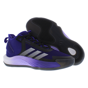 Zapatillas de Baloncesto Adidas Adizero Select Team, Color Morado, Negro y Blanco, Unisex - Product Image 4