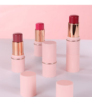 Stick de blush crème mat minéral personnalisé OEM, haute pigmentation, multi-usages, contour du visage, rouge, pour femmes, marque privée, couleur changeante