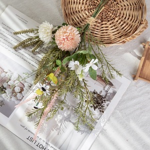 CallaFloral Ramo de Flores Artificiales de Tela Plástica Tejida para Decoración de Bodas y Hogar CF01256 - Product Image 2