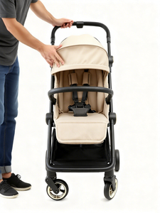 Xe đẩy em bé 3 trong 1 giá tốt nhất, nhẹ, dễ dàng gấp gọn một tay, tựa lưng ngả, có thể tháo rời, xe đẩy cao cấp - Product Image 6