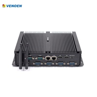 Mini PC Industrial con Chipset Intel QS77 Express, I3/I5/I7 4500U, 8GB DDR3, 2 Puertos LAN, 2 Puertos HD, Computadora Integrada con Windows 10