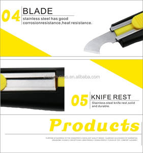 Pisau Cutter Bilah Baja Tahan Karat Pengasah Pensil ABS Alat Pisau OEM - Product Image 6