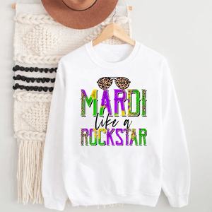 Wholesale Mardi Like a <strong>Rockstar</strong> T-Shirts with Waterproof Heat Transfer Printing Plastisol Material in Stock Designs - Product Image 6