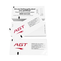 Billets de machine à sous Tito 65*156mm personnalisés pré-imprimés thermiques pour casino, bingo, loterie, caisse enregistreuse et factures de jeu - 200 pièces