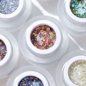 AILANUO - Serie de Esmaltes de Uñas en Gel de Alta Densidad con Efecto Aurora Brillante de 30 Colores, Super Brillante, Platino - Product Image 1