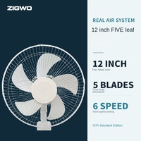Ventilador Solar de 12 Pulgadas con Gran Flujo de Aire, Portátil, de Doble Uso, Control Remoto Mecánico, Cabezal Oscilante de Nueve Velocidades para el Hogar