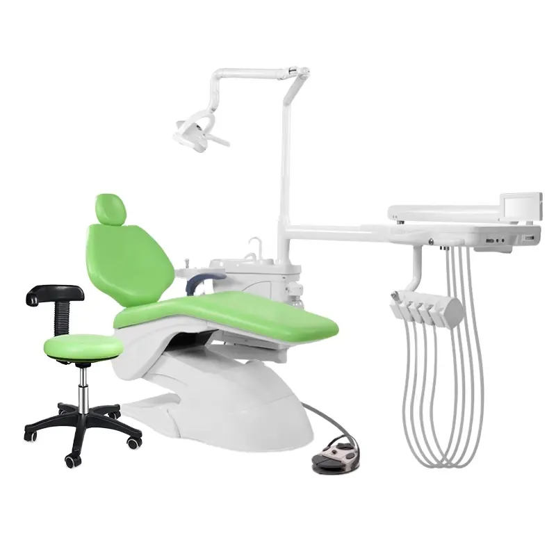 La unidad de silla dental más barata, conjunto de ordenador completo, equipo de laboratorio, unidad Dental con silla