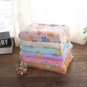 Nouveau tapis pour animaux de compagnie en polaire doux, chaud, imperméable, lavable, antidérapant, sur mesure, en gros, pour <span class=keywords><strong>chat</strong></span>, chien, couverture - Product Image 3