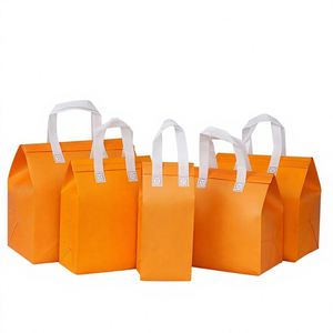 Sac de livraison de pizza isotherme grande capacité avec logo personnalisé - Sac de transport thermique en aluminium pour aliments chauds et froids en vrac - Product Image 1
