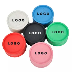 High Quality Custom Logo Eco-friendly 55mm 2Layers Plant Fibre Grinder Full Biodegradable Multi-color Dry Tobacco Grinders