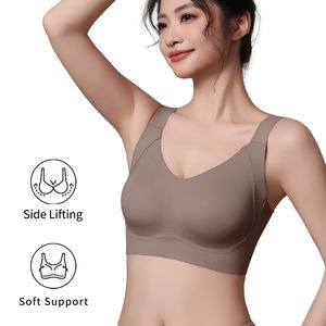 Reggiseno Femminile all'Ingrosso, Taglia Grande per Seno Abbondante, Stile Quotidiano, Comodo Push-up Senza Cuciture per Donne - Product Image 2