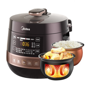 Midea My-Yl50easy203 Electric Pressure <b>Cooker</b> 1200W Aluminum Alloy Inner Pot Non-Stick 10-In-1 <b>Multi</b> <b>Function</b> Cooking - Product Image 3