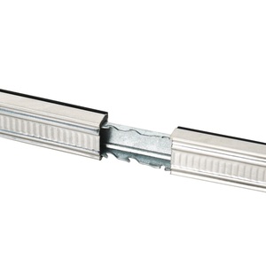 Vente directe d'usine en aluminium verre porte fenêtre accessoires variété coin Inserts droits pour salle de bain Application acier - Product Image 1