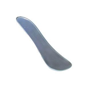 Vente en gros de planches Gua Sha en acier inoxydable de petite taille en forme de S avec logo personnalisé, outil de massage facial, outil de beauté - Product Image 4