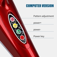 Elektrisches Delphin massage gerät Rücken massage Hammer Vibration Infrarot Stick Roller Cervi cal Body Massage