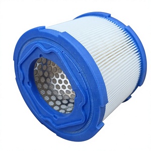 Elemento de Filtro de Aire Industrial Azul 6.5212.0 con Papel Plegado Blanco para Piezas de Compresor - Product Image 1