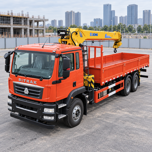 รถบรรทุกติดเครน SINOTRUK รถเครนไฮดรอลิกสำหรับขนส่งเครื่องจักรและโลจิสติกส์วัสดุก่อสร้าง - Product Image 3