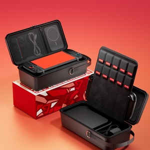 <strong>2025</strong> Model for Nintendo Switch 2 Slim OEM Felt Protective Shell Hard Carrying <strong>Case</strong> Protection 10 <strong>Game</strong> Card Slots - Product Image 3