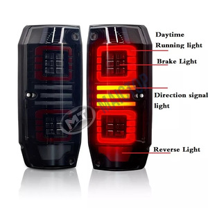 LC79 car headlights, LED taillights, SUV FJ79, FZJ customized design with illuminated grille and fog lights - Product Image 3