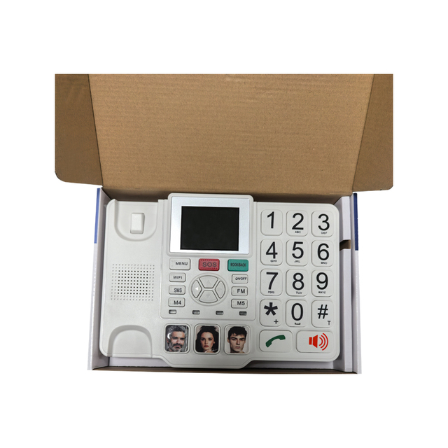 4G LTE Senior Fixed Wireless Phone with SOS Button Remote