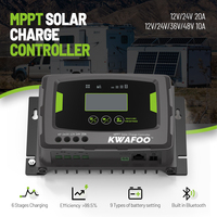 Controlador de carga de panel solar 20A 12V/24V MPPT con batería de iones LI Estabilizador de voltaje de carga de 72 voltios Lista de precios competitivos