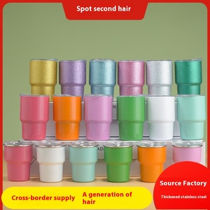 Copa de vino 304 de acero inoxidable de 3oz, ventosa de doble capa individual, termo de pelo de sublimación de cambio en frío de viaje transfronterizo - Product Image 5