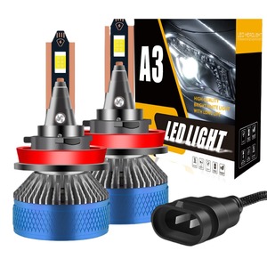 Faros delanteros LED Dingcheng A3, reemplazo de luces de coche de alta potencia de 6000k azules para modelos generales con larga vida útil - Product Image 4