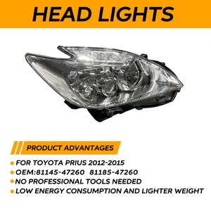 Fabrika fiyat araba <span class=keywords><strong>LED</strong></span> far 81145-47260 81185-47260 2009-2015 ZVW30 Toyota <span class=keywords><strong>Prius</strong></span> far için kafa ışık - Product Image 1