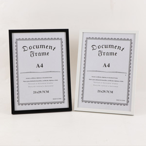 Tùy chỉnh giá rẻ gỗ khung ảnh A1-A14 A2-A16 A3-A18 A4-A20 4x6 5x7 6x8 8x10 20x36 đen trắng Áp phích hình ảnh khung - Product Image 1