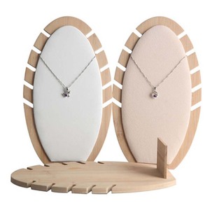 Detachable Necklace Pendant Jewelry Display Stand <strong>Bamboo</strong> and Wood Jewelry Storage Shelf Jewelry <strong>Store</strong> Window Display Display Pro - Product Image 5