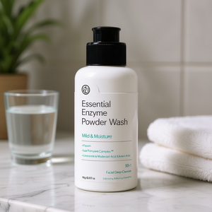 V21 Essential Enzyme Powder Wash 90g Limpiador Facial Profundo Suave e Hidratante - Product Image 5