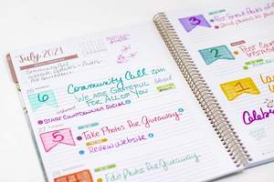 สมุดโน้ตออแกไนเซอร์วาระการประชุม<span class=keywords><strong>ราย</strong></span>สัปดาห์และ<span class=keywords><strong>ราย</strong></span><span class=keywords><strong>เดือน</strong></span>พร้อมสติ๊กเกอร์คั่นหนังสือสำหรับของขวัญสมุดโลโก้แบบเกลียวที่วางแผนปี A5 - Product Image 3