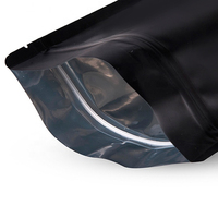 Sacs en plastique Mylar à fermeture éclair refermable, anti-odeur, mats et brillants, pour emballage alimentaire, impression numérique personnalisée, pochettes plates en aluminium
