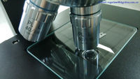 Electronics Digital Stereo Petrographic Microscope with LED Display IP65 Rating Halogen Illumination Manual Focus