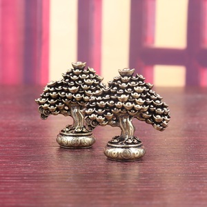 ต้นไม้เงินทองเหลือง 1 ชิ้น ต้นไม้แห่งความมั่งคั่ง ความเจริญรุ่งเรือง รูปปั้นทองคำแท่ง งานฝีมือทองแดง ของตกแต่งบ้านสไตล์วินเทจ - Product Image 6