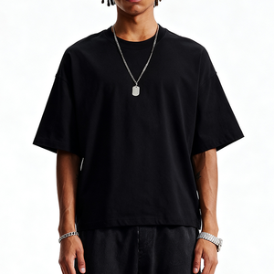 T-shirt d'été personnalisé 100% coton pur de qualité supérieure, manches courtes, uni, décontracté, t-shirts de haute qualité pour hommes - Product Image 4