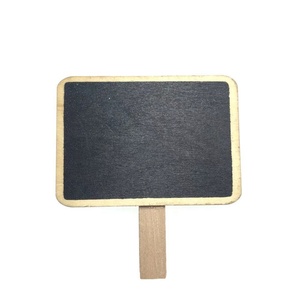 Bảng Đen Clip Label Cho Bảng Thông Báo Bảng Hiệu, Gỗ Craft Clip Sản Xuất Giá Nhà Máy - Product Image 5