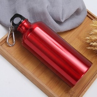 Bouteille d'eau personnalisée CHUFENG à prix promotionnel avec logo d'entreprise, bouteille d'eau en aluminium pour le sport en plein air, pour la promotion