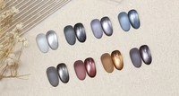 Échantillon gratuit de fournisseur professionnel d'ongles Offres Spéciales gel pour les yeux de chat d'hiver brillant sans HEMA TPO de longue durée