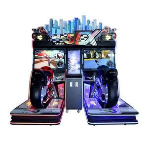 Simulateur de course de moto et de voiture Creatfun CYS50 Heavy Duty 2 joueurs 5DX Super Bike, machine de jeu à monnayeur universelle - Product Image 3