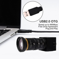 ELP 5 Megapiksel Geniş Açılı USB Web Kamerası CS5-50mm 10X Zoom Sürücüsüz Tak ve Çalıştır, Canlı Yayın ve Güvenlik İzleme için