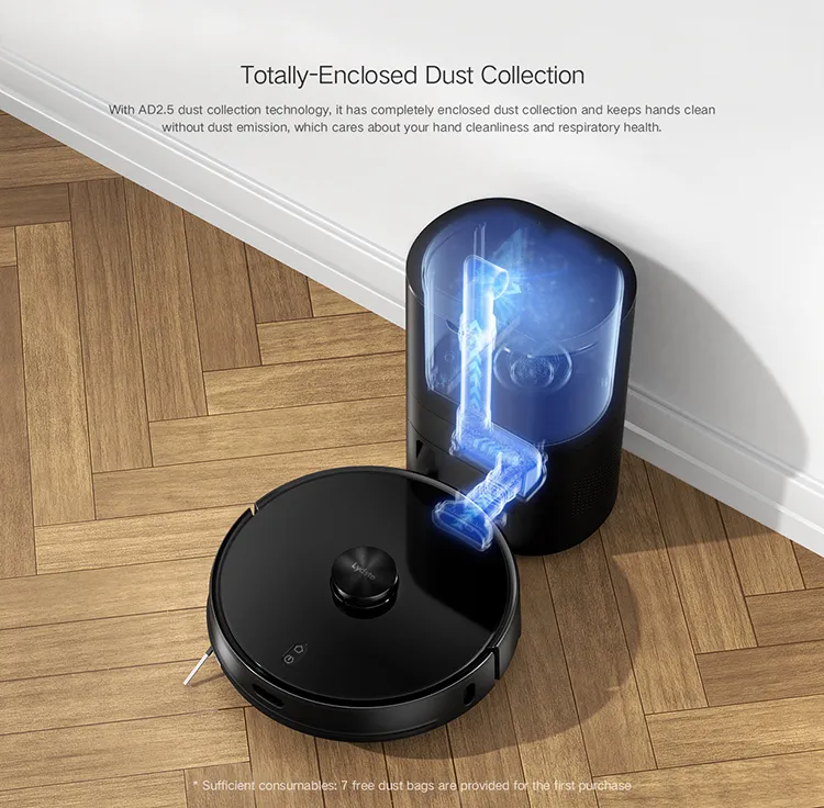 Auto Dust LDS SLAM APP Remote Control Mopping Intelligence 2700pa Smart Aspiradora Robot Vacuum Cleaner Xiomi Lydsto R1