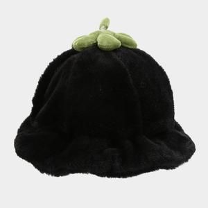 Sombrero <span class=keywords><strong>de</strong></span> cubo <span class=keywords><strong>de</strong></span> mezclilla cálido y elegante para mujer, trajes <span class=keywords><strong>de</strong></span> invierno informales con patrón <span class=keywords><strong>de</strong></span> hojas y <span class=keywords><strong>tomate</strong></span> borroso adelgazante facial para fotos - Product Image 1